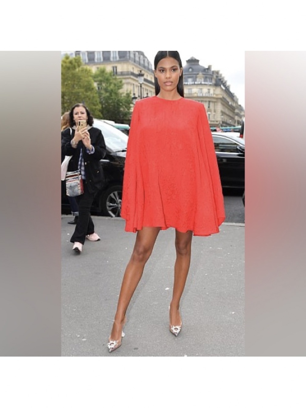 NWT STELLA MCCARTNEY Belted crinkled silk jacquard mini dress $2,130 36 - Picture 3 of 16